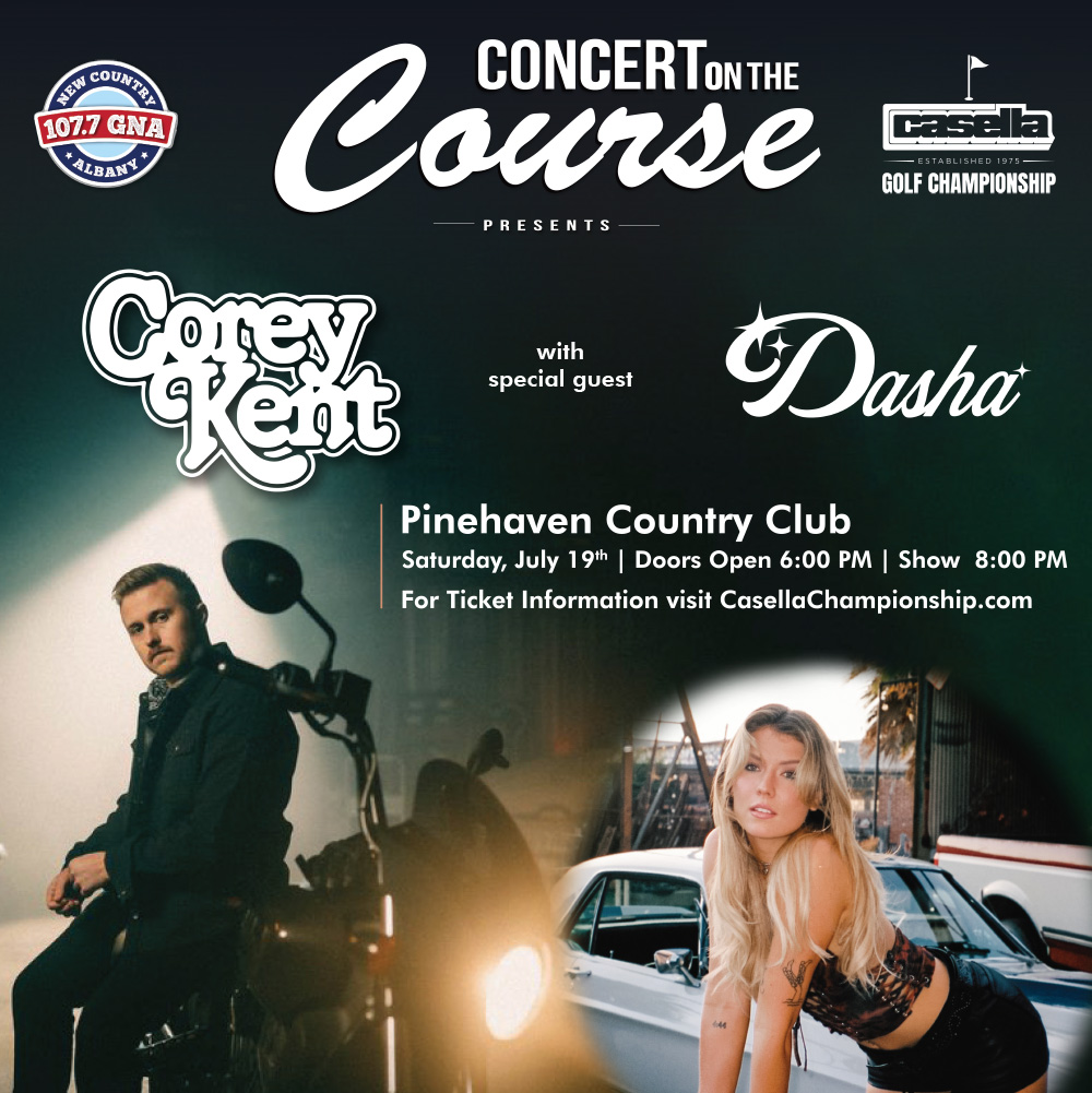 Corey Kent & Dasha concert promotional poster